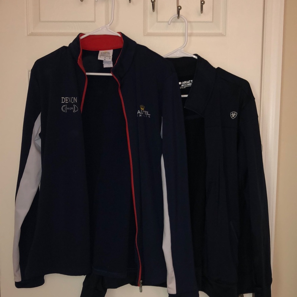 2 fuzzy jackets barely worn